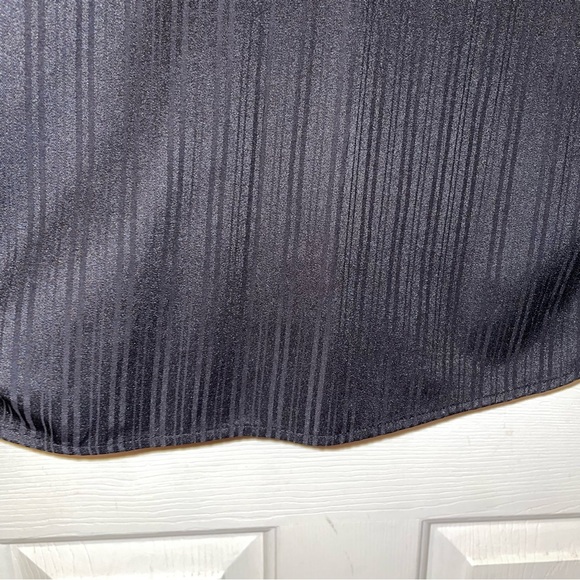 Coogi Classic black pin-stripped w/ leopard cuffs, neckline and button strip - Picture 12 of 13